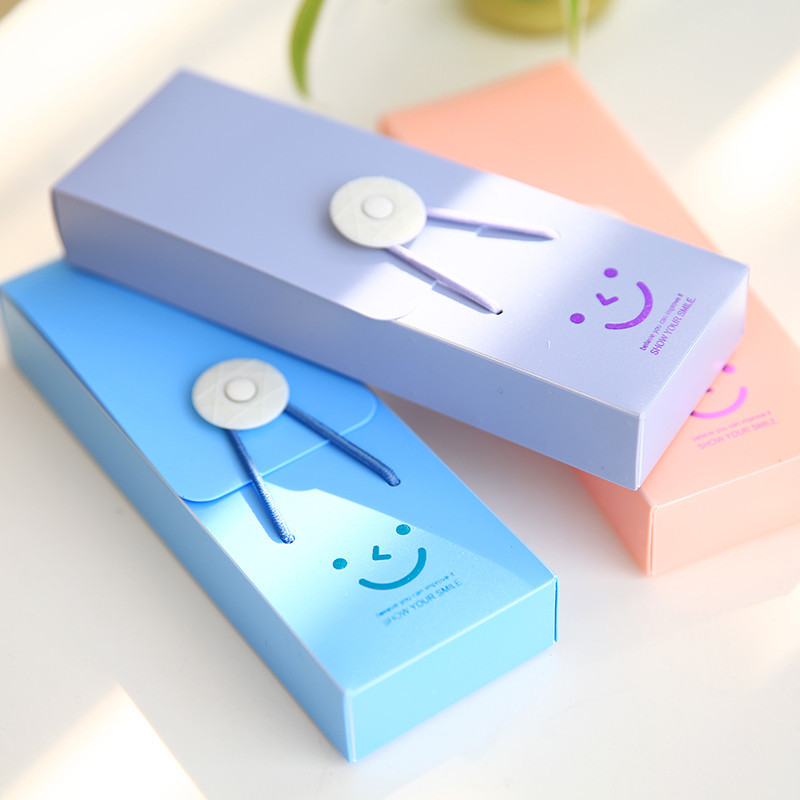 文具盒 韩国创意PP微笑笔盒铅笔盒学生学习用品义乌可印logo