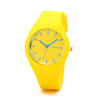 Ultra thin silica gel watch for leisure, wholesale
