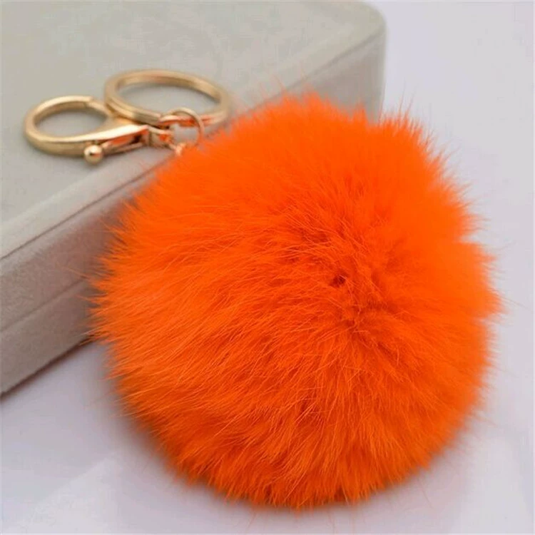 Металлический пуховый шар, модный подвес, брелок, Aliexpress, handmade, 8см
