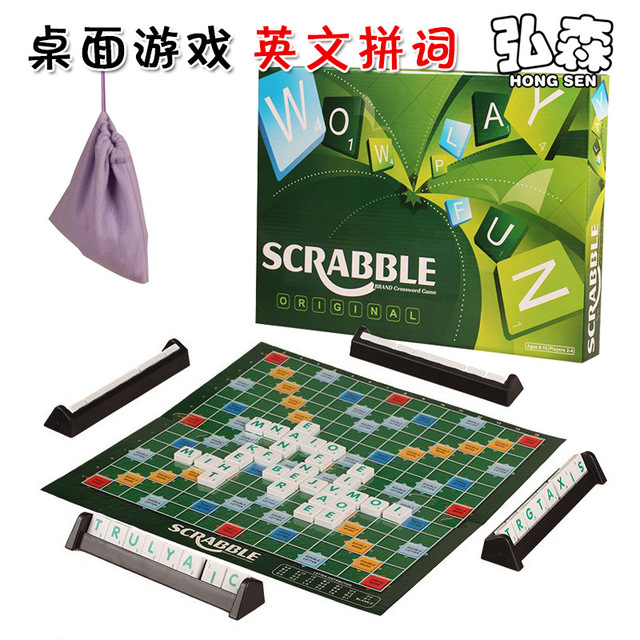 Scrabble Game英文拼字桌面游戏儿童学习英语单词益智玩具 价格 厂家 哪里买 我有货 B 5yoho Cn