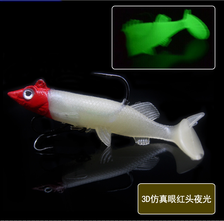 soft Paddle Tail Fishing Lure 5 Colors Soft Plastic Baits Saltwater Sea Bass Swimbait Tackle Gear