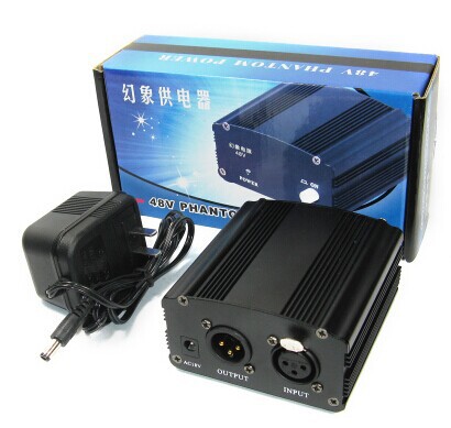 厂家供应 高品质电麦容k歌48V幻象电源 YYk歌设备配件110v和220v