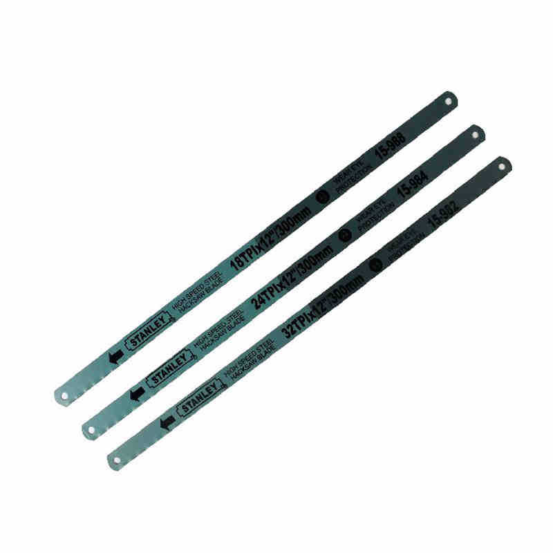 史丹利高速钢手用钢锯条粗中细齿10根装95-295-23 95-294 95-296