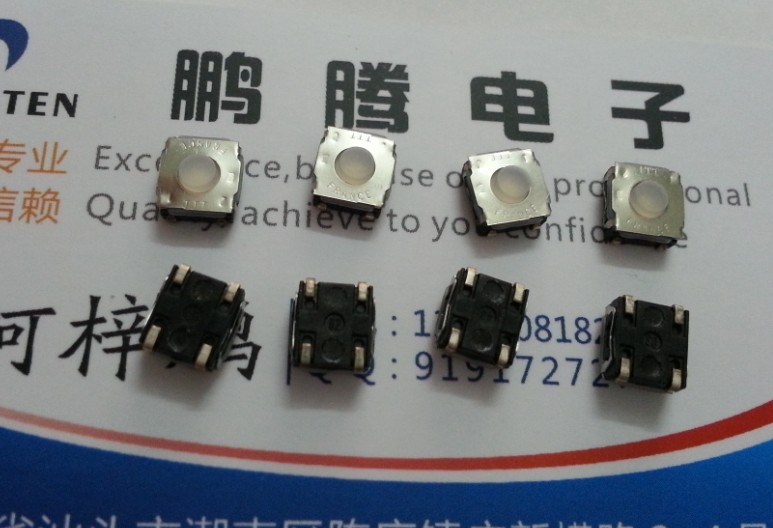 KSC222JLFS 原装法国ITT C&K防水硅胶头贴片轻触按键开关 6*6*3.1