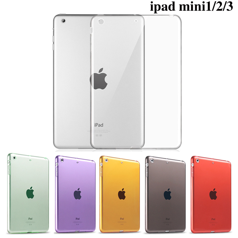 Applicable to Apple ipad mini2 tablet protective case mini4 transparent shell TPU silicone mini 5 clear water Cover 3
