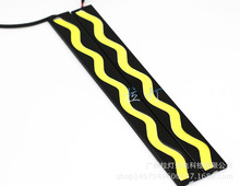 新款COB日行灯波浪形状汽车LED日行灯大功率超薄日间行车灯防水