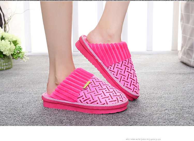 Pantoufles enfants en suède pour hiver - semelle coton - Ref 1004947 Image 50