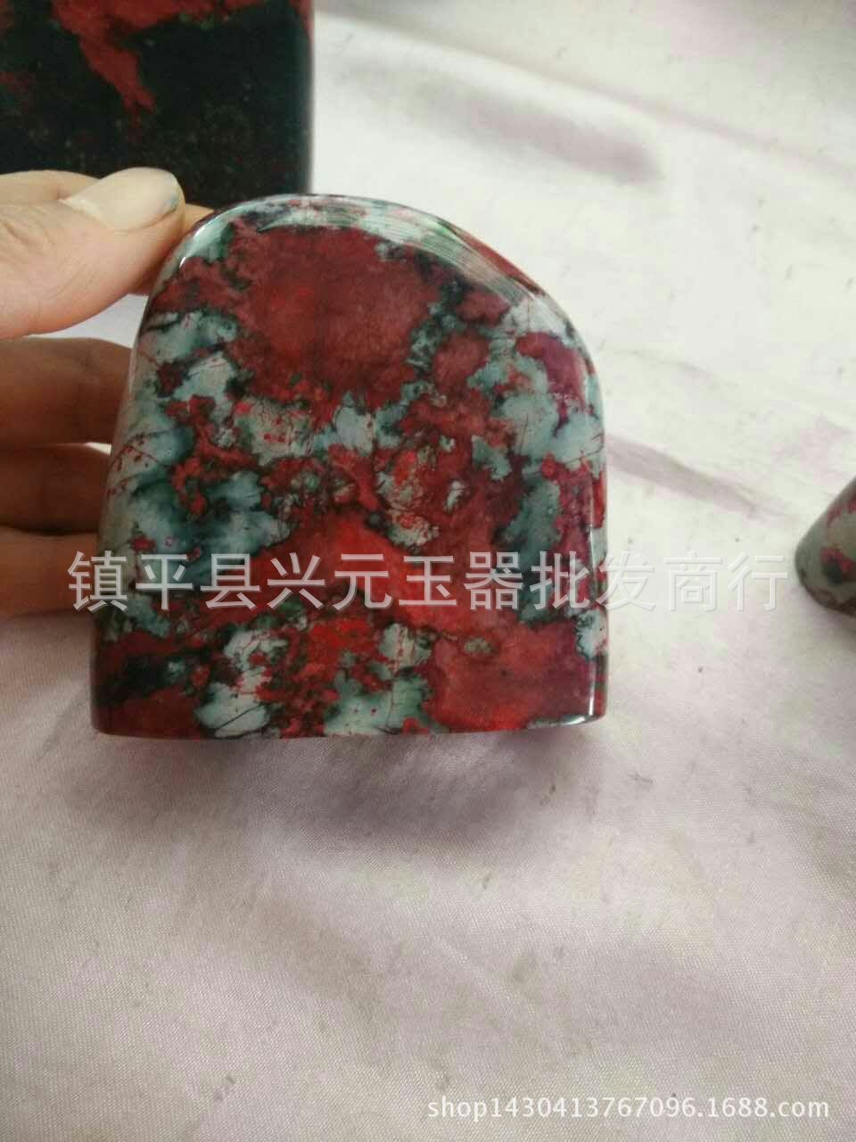 (2개) 난양 제조업체, 천연 복숭아 꽃 옥 장식 매화 옥 장식품 판매