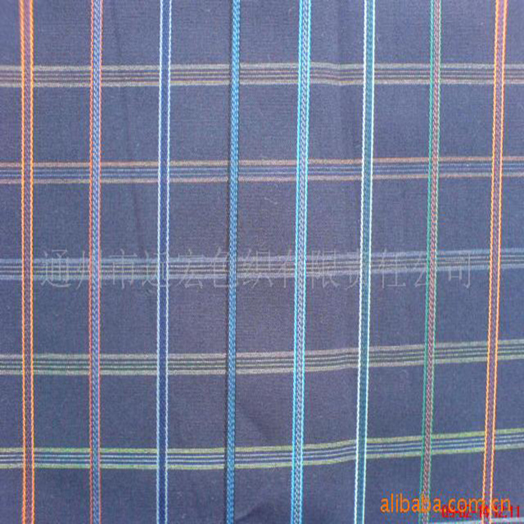 厂家批发 供应优质 色织提花布  府绸面料