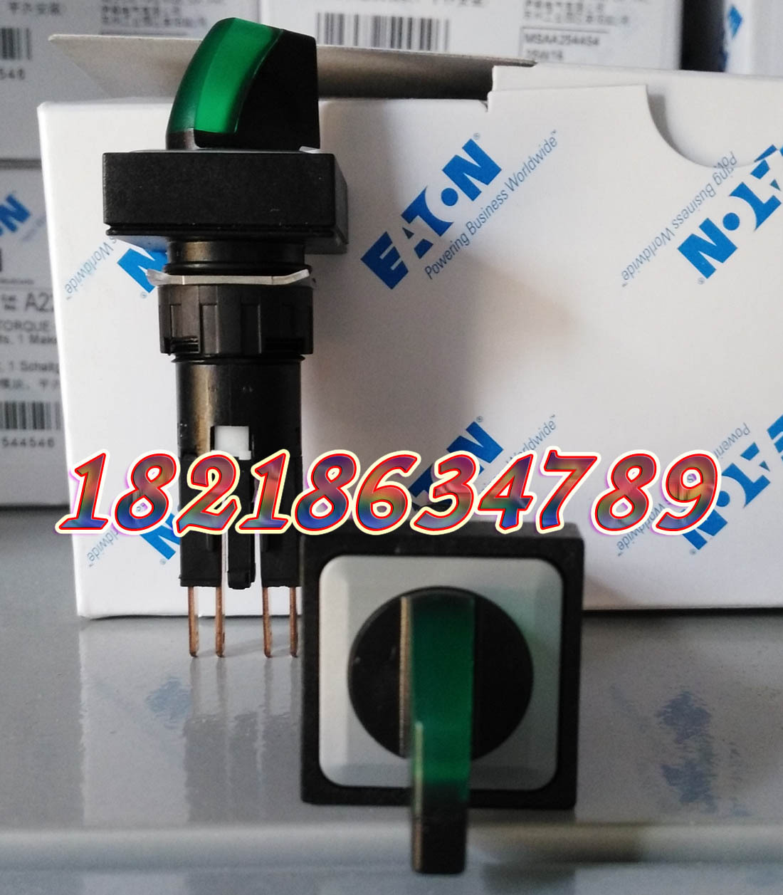 EATON MOELLER Q25LWK1R-GN/WB穆勒25x25 二位选择开关头