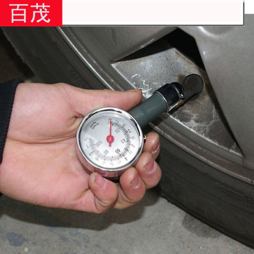 Wholesale car tire pressure gauge boxed 5*10CM ultra-precise tire pressure detection car tire pressure gauge