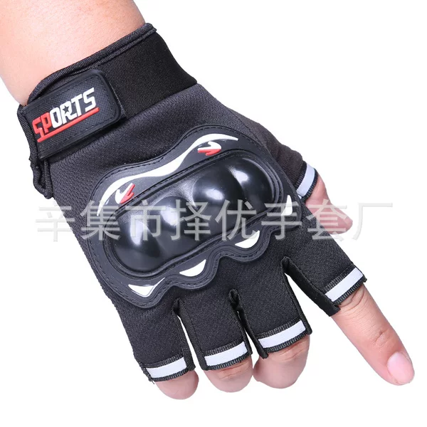 Mountain bike short finger riding gloves half finger highway mountain bike riding gloves long finger short finger gloves equipment