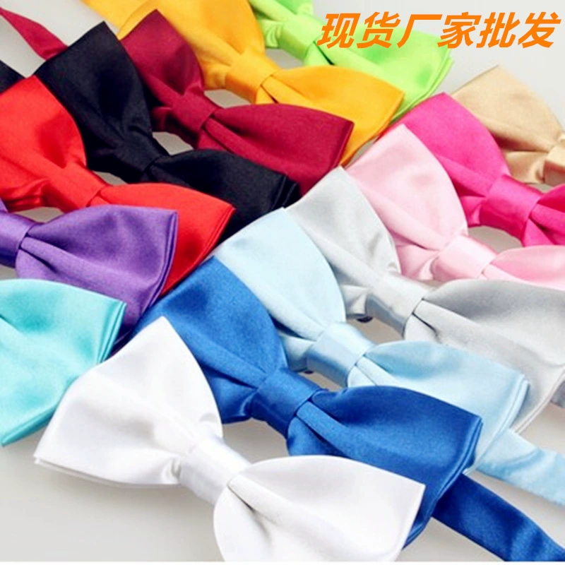 В наличии Галстук-бабочка Однотонный галстук-бабочка Галстук-бабочка для взрослых Повседневный галстук-бабочка Мужской Черный Белый Красный Однотонный галстук-бабочка