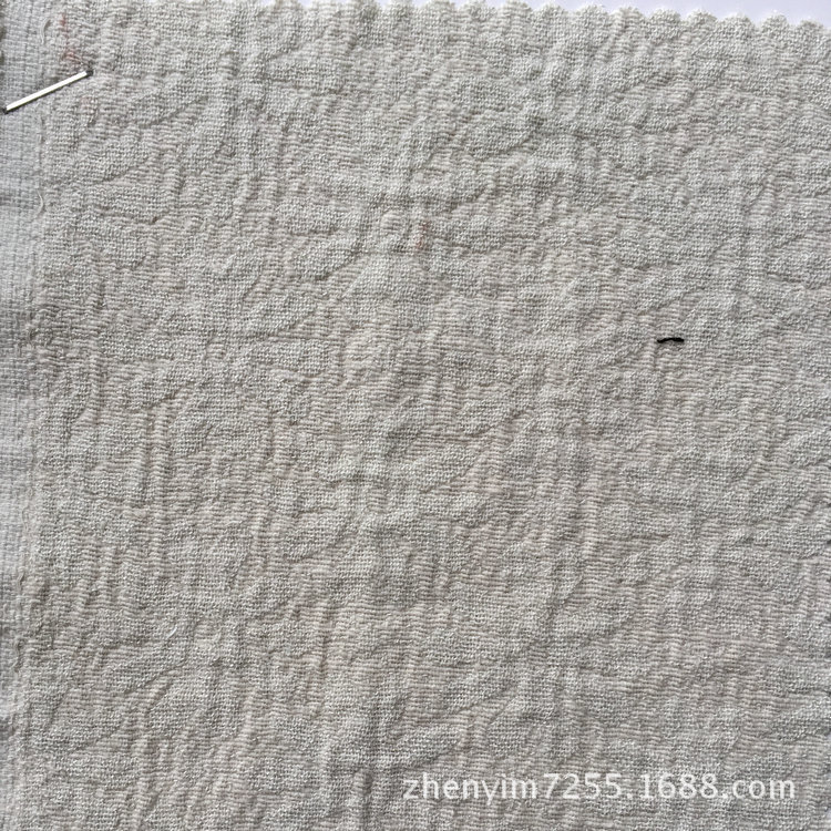 700-17  现货活性染色人棉纯棉混纺提花服装面料