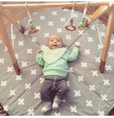 Ins Wooden Eco-Friendly Fitness Equipment Newborn Baby Fitness Frame Children's Intelligent Toy Photography Prop Decor Matching