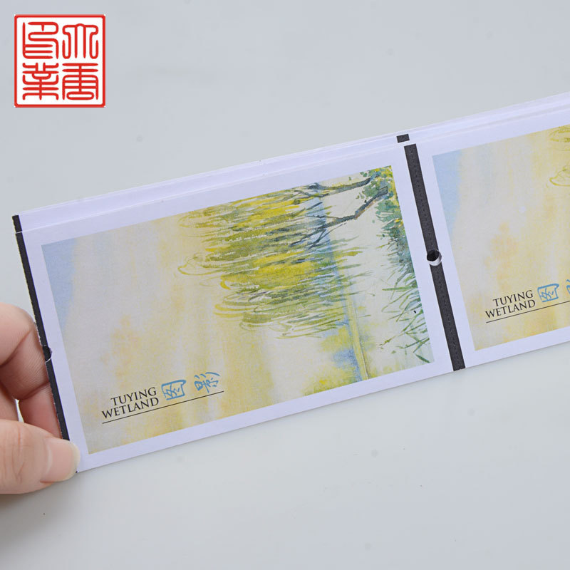 定制大唐卷筒门票印刷 彩色抽象水墨效果 个性定制纸制品入场券