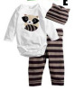 Bodysuit, set suitable for men and women for early age, Korean style, 3 piece set, children's clothing, wholesale