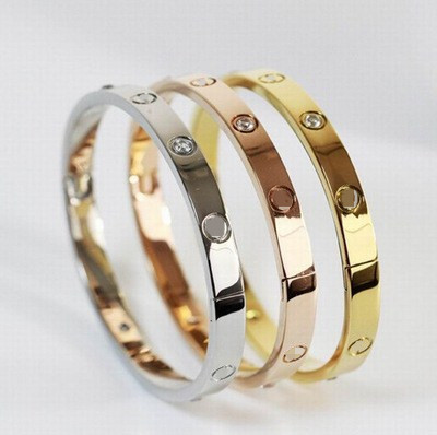 Korean version fashion rose gold bracele...