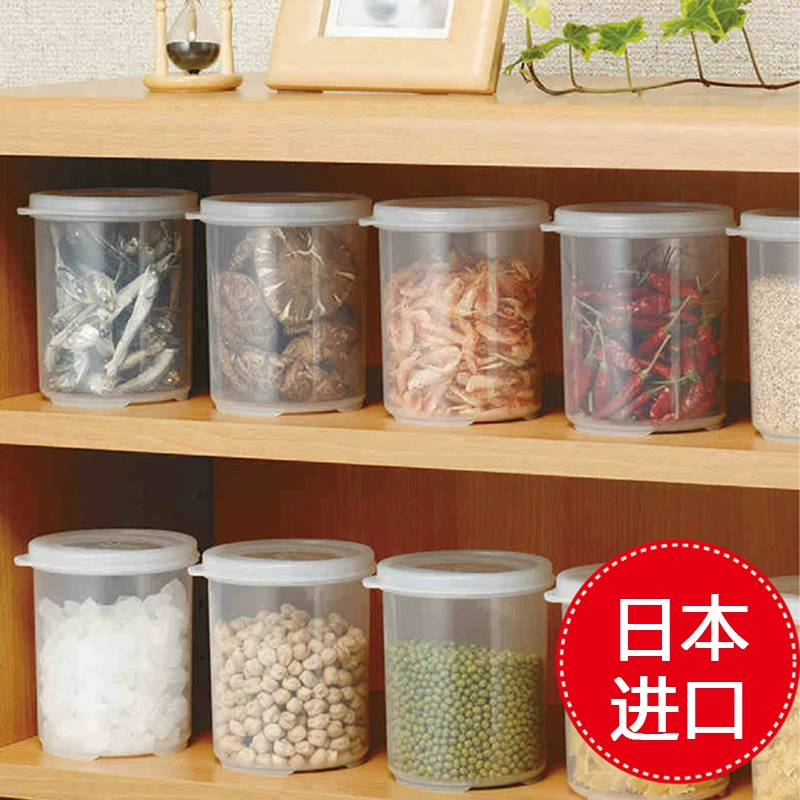 Японский импорт кухонный зерно разнообразное зерно хранение бак plastic пищевой контейнер для консервации орехов
