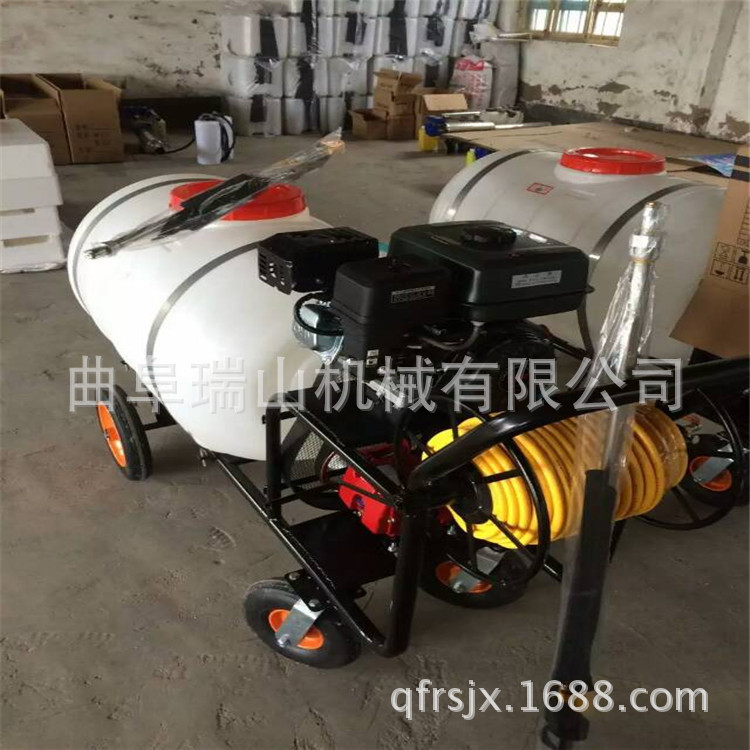 促销经济实用可拉管进地推车打药机 汽油大压力除虫打药机