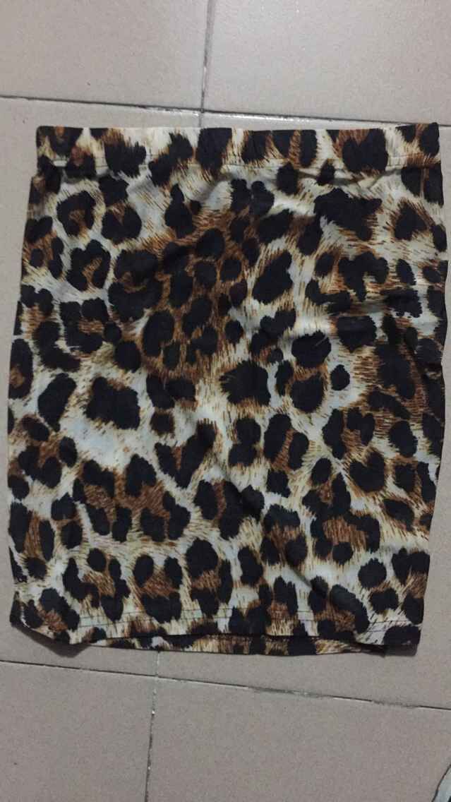 Women's Short Leopard Print Skirt Printed Leopard Print Skirt_mkmklike.com