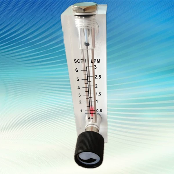 LZM-6T расходомер для небольших квадратных панелей, квадратный расходомер для газа, резьбовой соединительный расходомер для газа