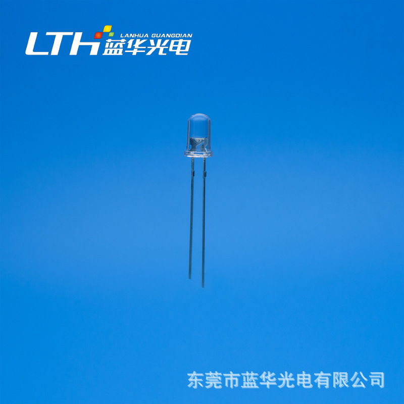 5mm/f5 Round Blue light plug-in unit led Lamp beads Lighting Dedicated Light-emitting diodes Manufacturer Direct selling