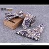 Bow tie for leisure, scarf, set, Korean style, 5cm, cotton and linen