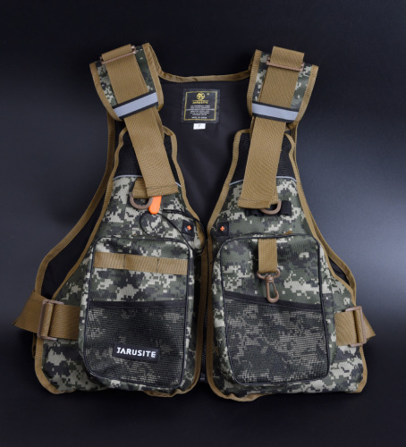 27546 [Digital camouflage buoyancy vest] Luya fishing life jacket fly fishing fishing clothing fishing gear vest