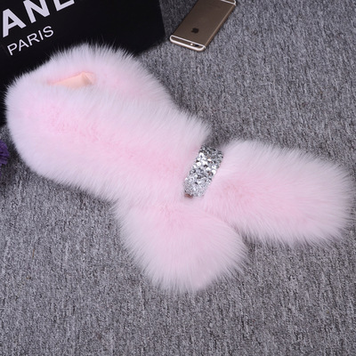 Ode to joy Andy Liu Tao Same item Fox scarf leather and fur Collar Two-sided Real gross Collar Versatile winter lady