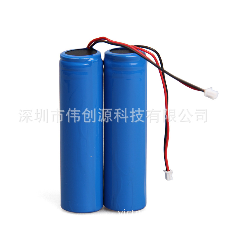 直销18650锂电池组3.7V2600mAh强光手电筒/红外强光锂电池组