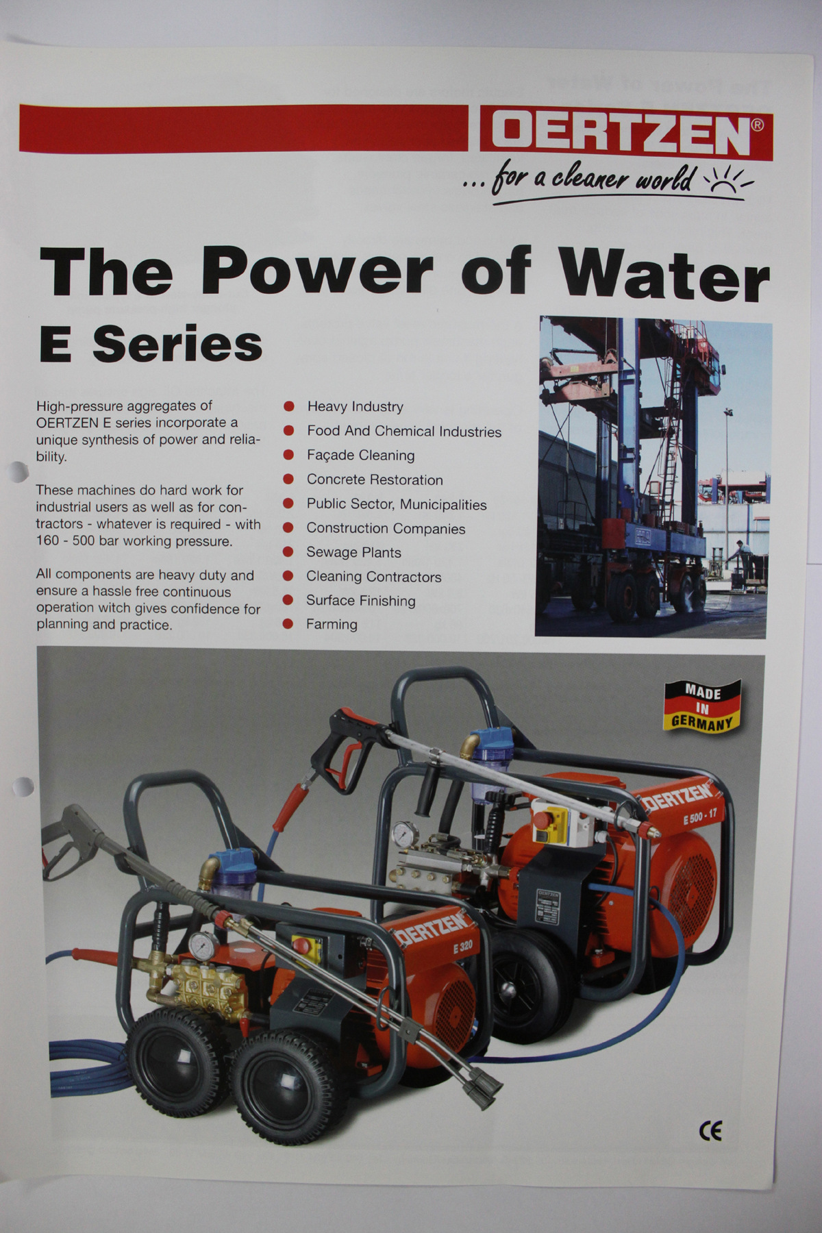 KEEYOL 科洋  oertzen E500-17 高压清洗机