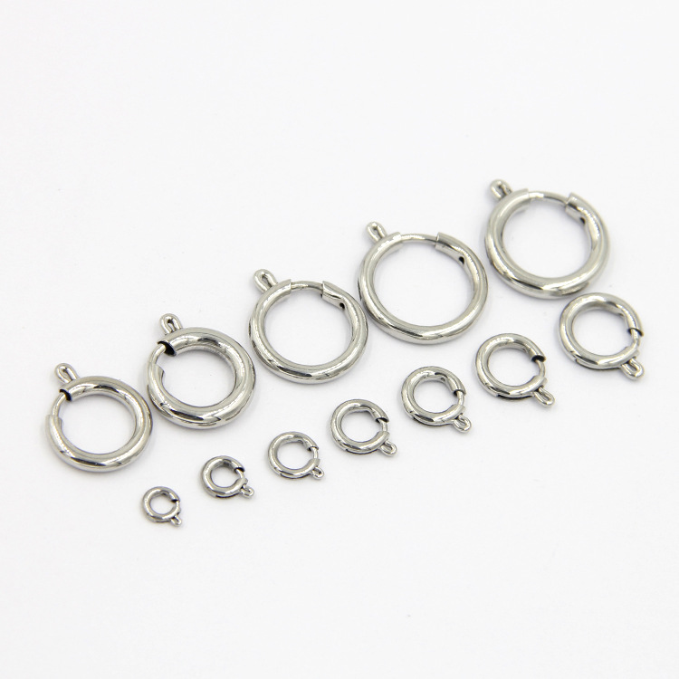 Solid Color Pattern 1 Piece 304 Stainless Steel Solid Color Jewelry Buckle