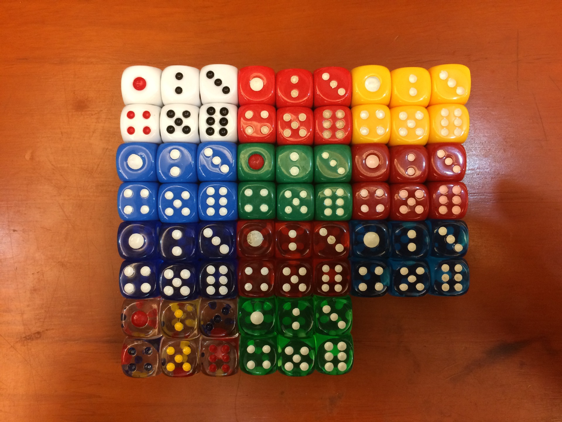 12mm圆角大一彩色精美骰子12号小号色子12#彩色筛子甩子古子投子|ms