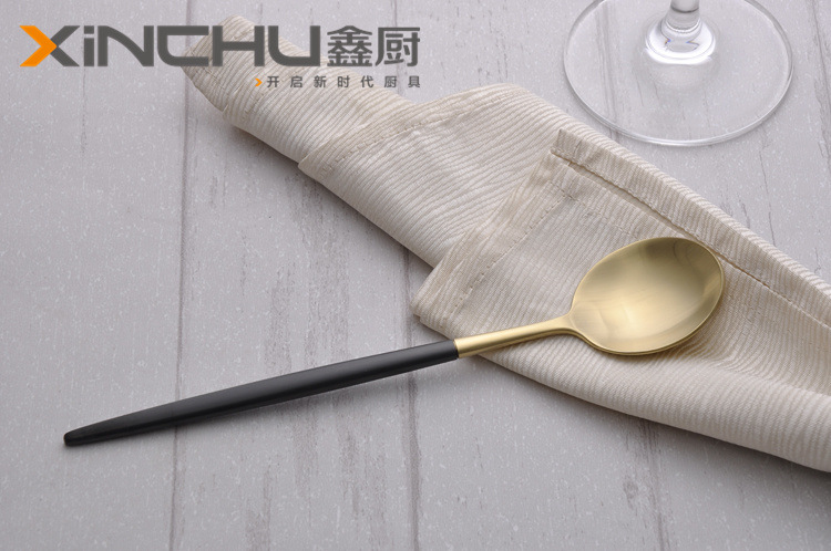 不銹鋼鍍金刀叉勺餐具