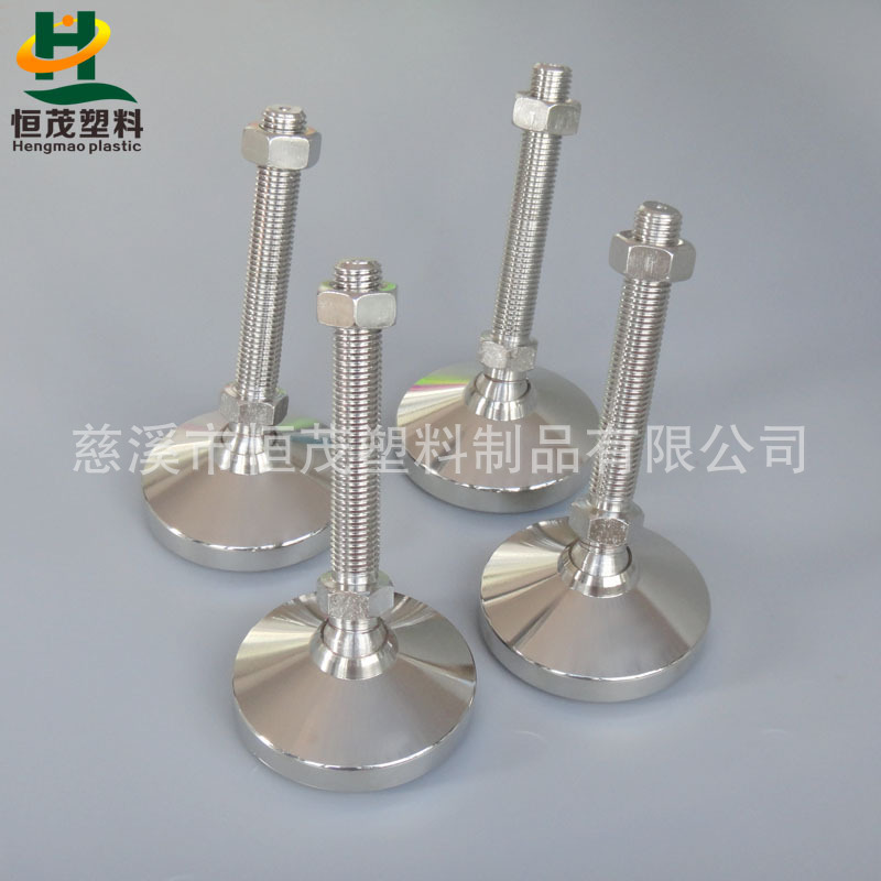 供应M16M20碳钢加橡胶垫地脚,机床脚杯,水平可调脚,支撑脚