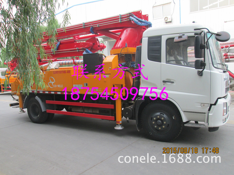 Conile 340 horsepower boom pump truck 30 m concrete pump truck Dongfeng Tianjin 25/27 M pump truck