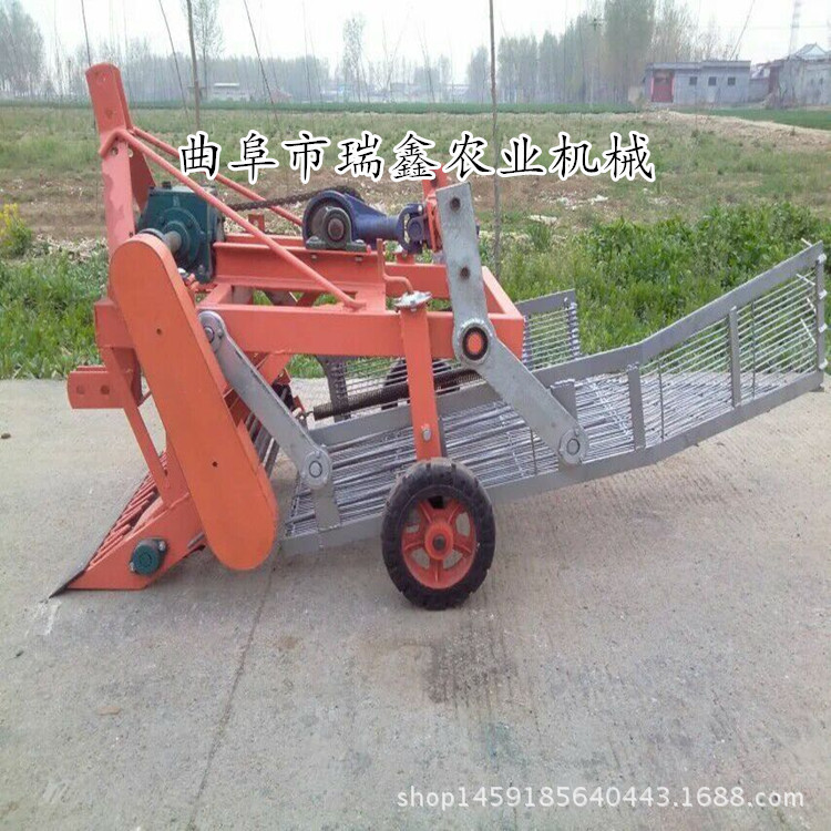 手扶车带动的收获机 收获机厂家 新款二合一型马铃薯收获机