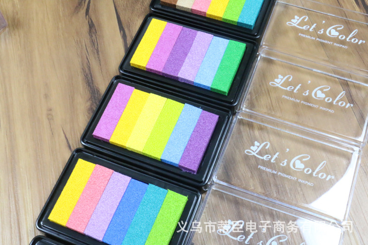 彩虹印泥
