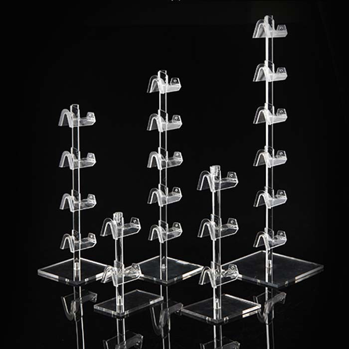 威图定制亚克力台式眼镜展示架 有机玻璃陈列道具 亚克力货架批发