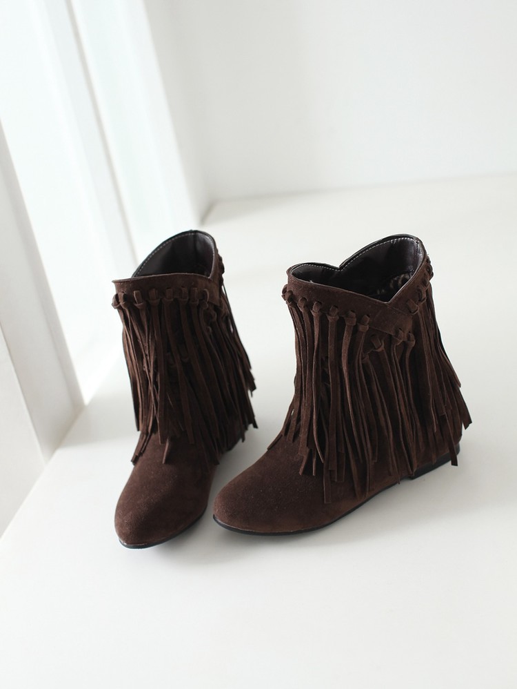 Bottes femme en PU artificiel - Ref 3355230 Image 23