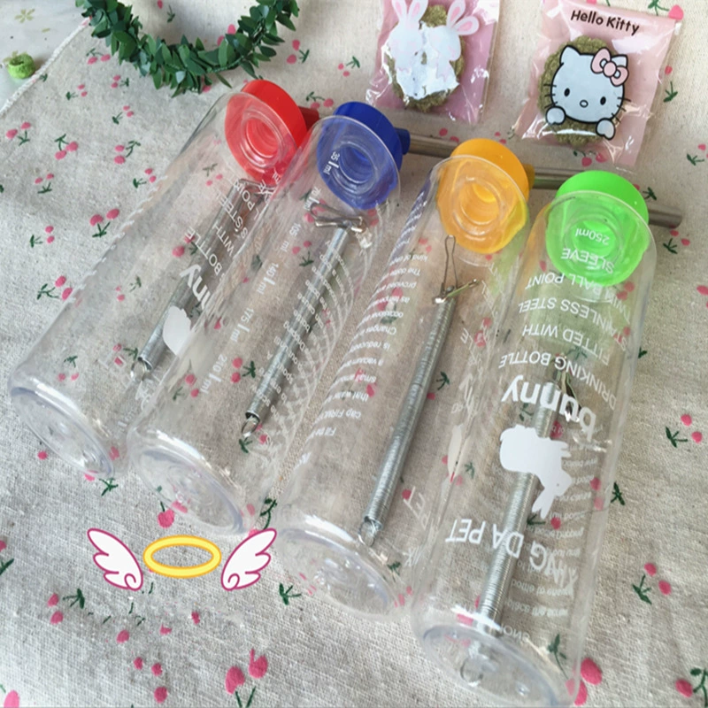 Заводская прямая поилка для кроликов Поилка Тоторо морская свинка чайник поилка для хомяка 250 мл поилка