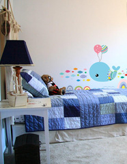 牆貼家居軟鉓卡家紡家飾愛魚系列XH9218