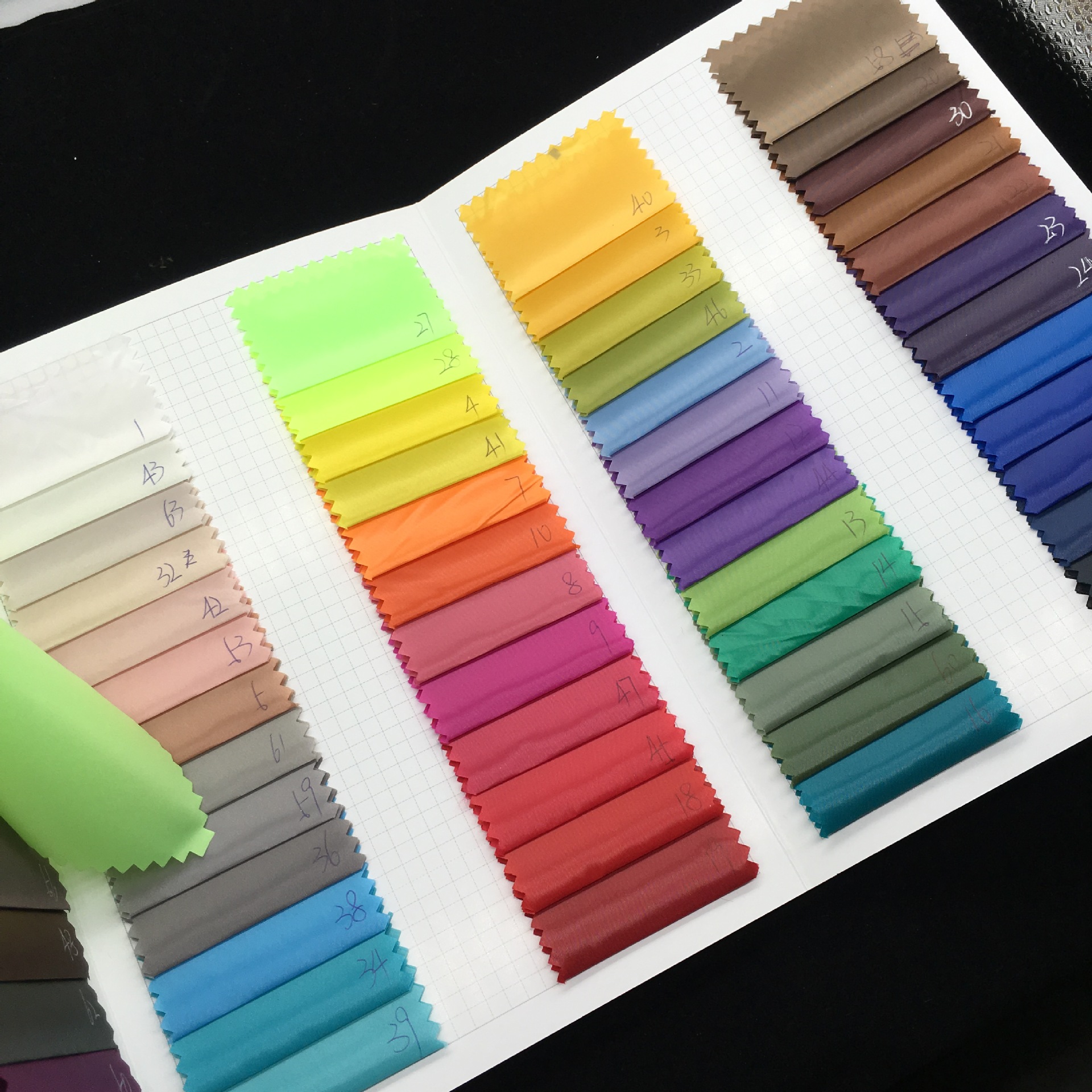 现货供应 20D锦涤纺  时尚羽绒服 防晒服 棉服面料 380T轻薄透气