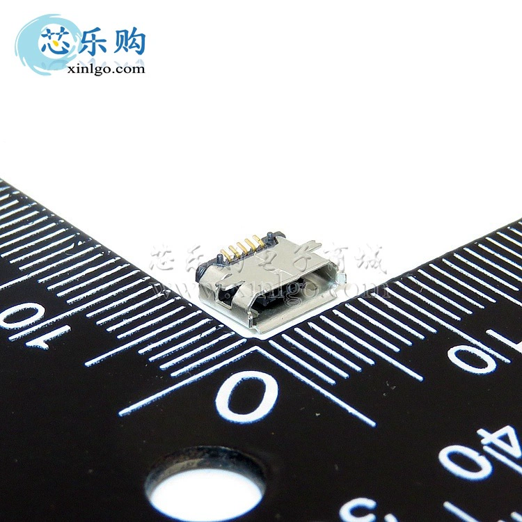USB Micro 5P mother seat patch table sticker full copper USB socket mobile phone tail plug [new genuine]