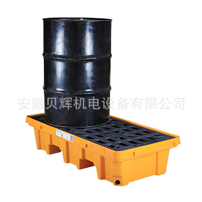 合肥 芜湖 蚌埠 淮南马鞍山油桶托盘2桶盛漏托盘SPP102防泄漏托盘