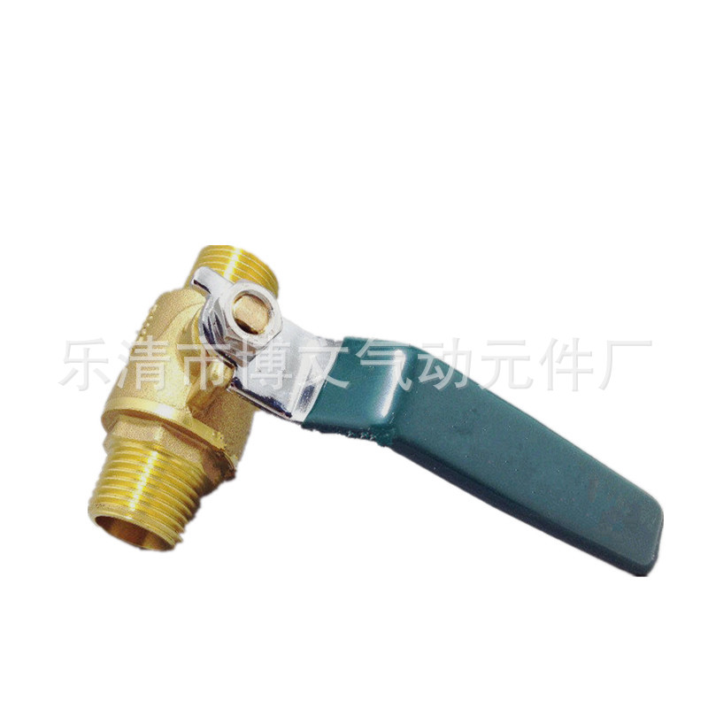 双外丝铜体球阀PT3/8螺纹 3分铜球开关球阀 水燃气球阀DN10