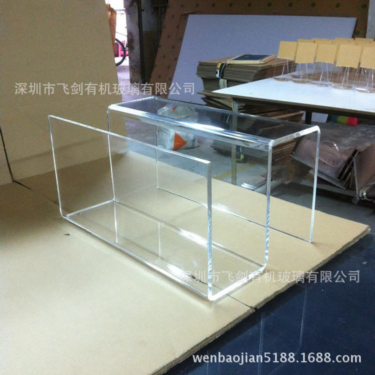 厂家厂家厂家直销亚克力热弯展示架S形高品质有机玻璃家具 书架