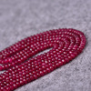 Ruby beads, 2×4mm, wholesale