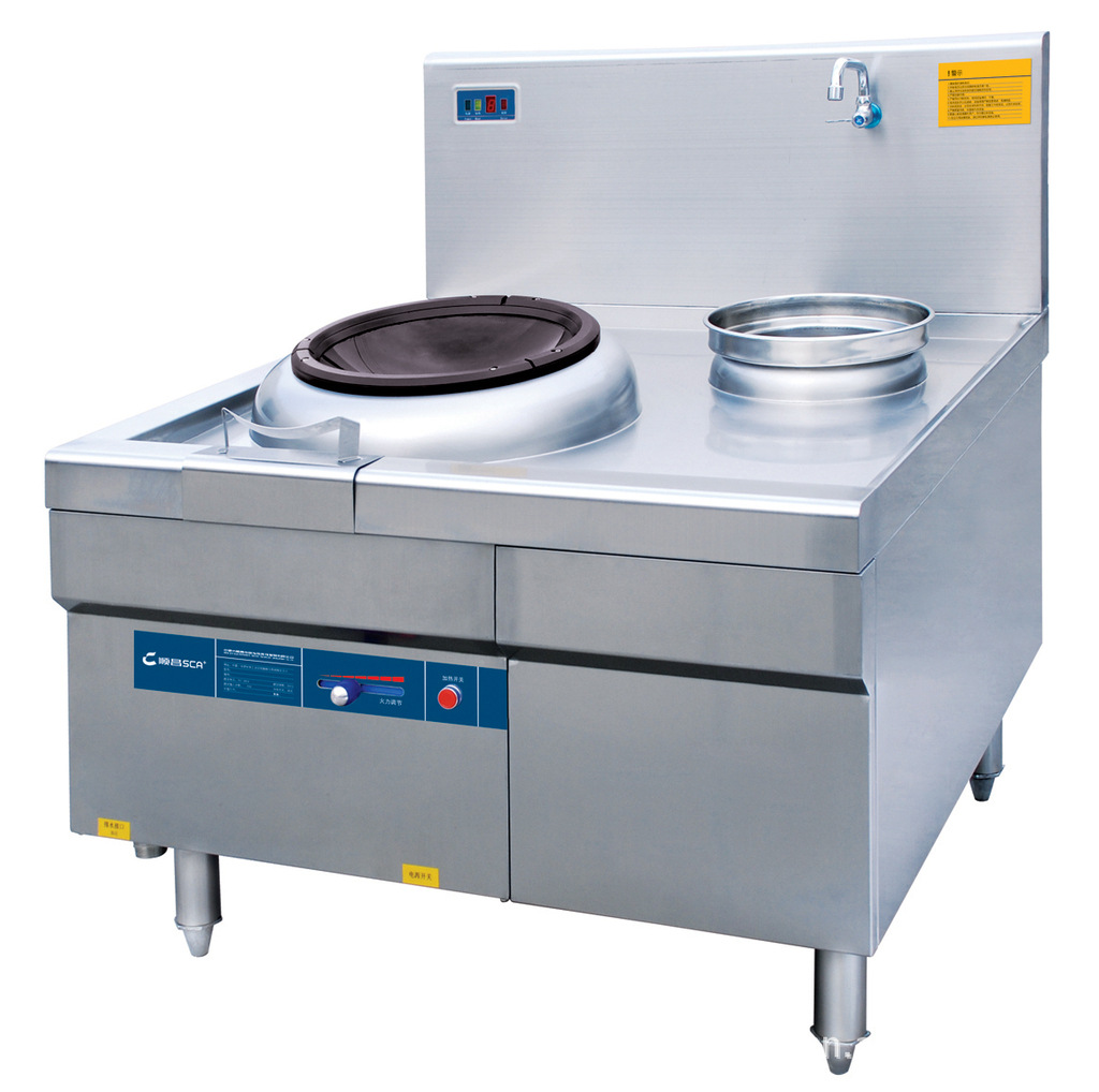 批发顺昌C/SC CZ1-12KW-400商业单头单尾电磁炒灶后厨厨房设备